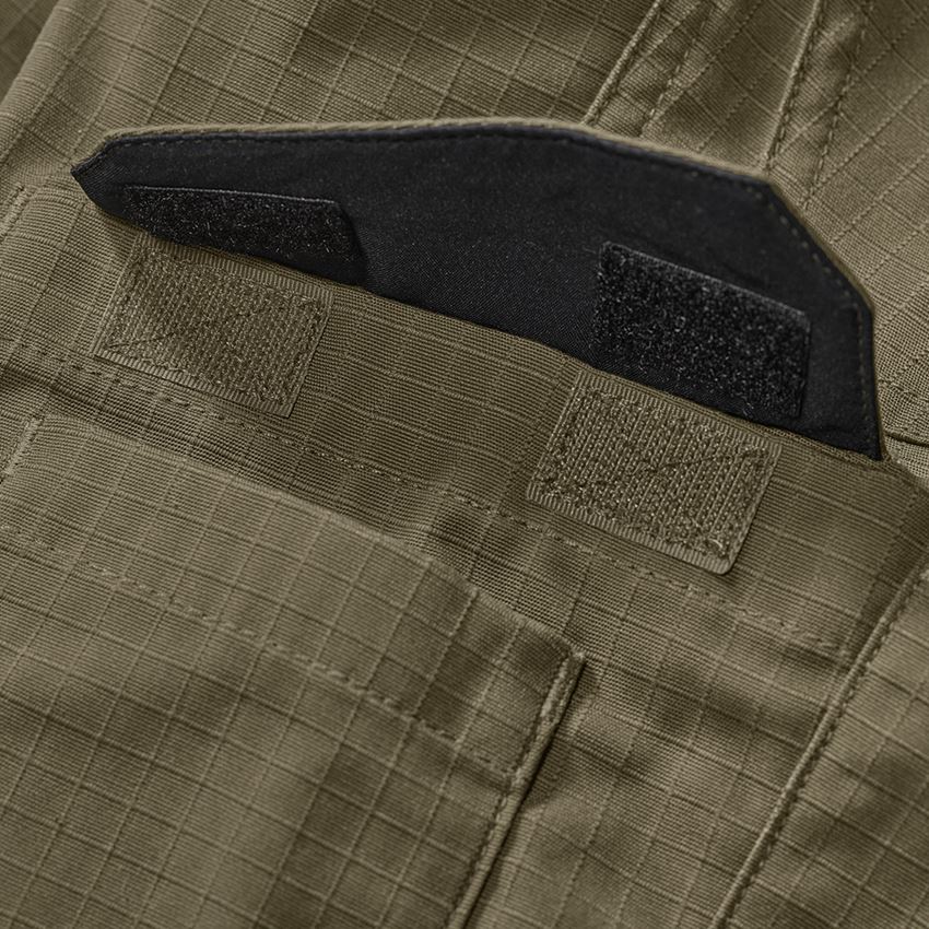 Pantalons: Pantalon à taille élast. e.s.concrete solid, enfa. + vert boue 2