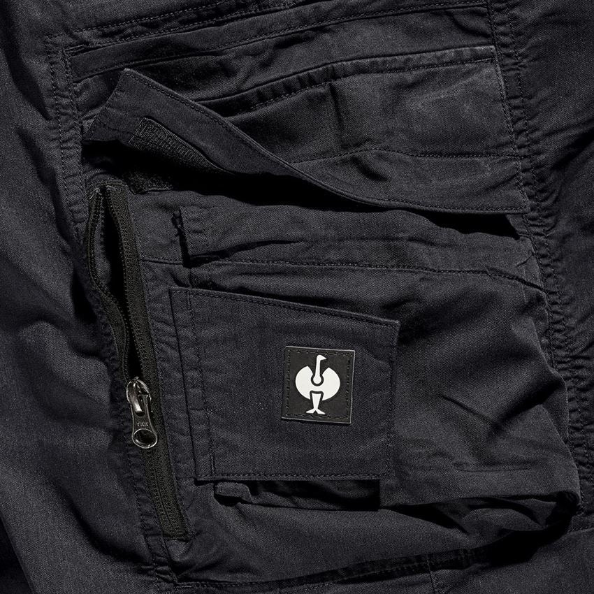 Work Trousers: Cargo trousers e.s.motion ten summer + black 2