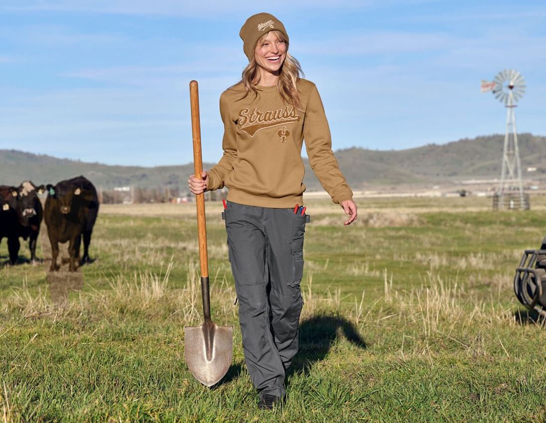 Work Trousers: Trousers e.s.e:pic ripstop, ladies' + carbongrey 2