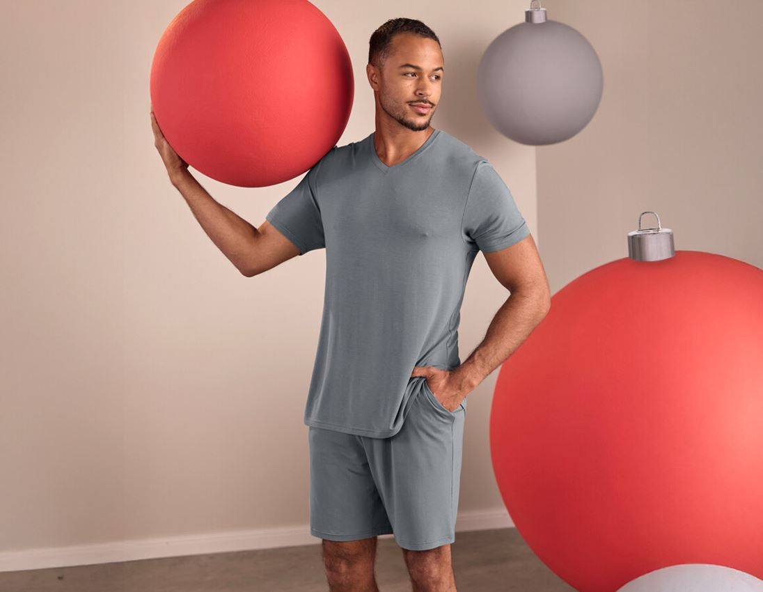 Work- & Safetywear: e.s. Modal pyjama shorts + nordicgrey 1