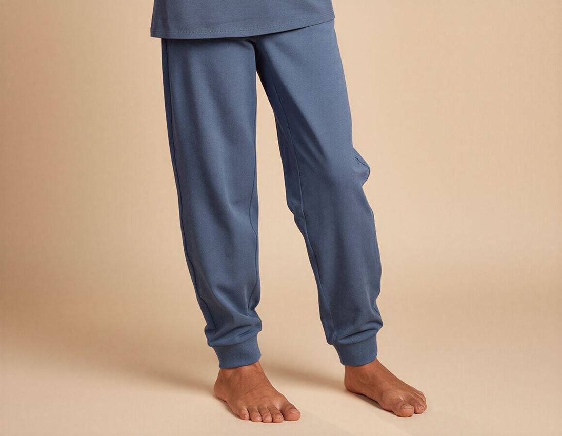 Accessories: e.s. Pyjama trousers cotton stretch, children’s + nordicblue