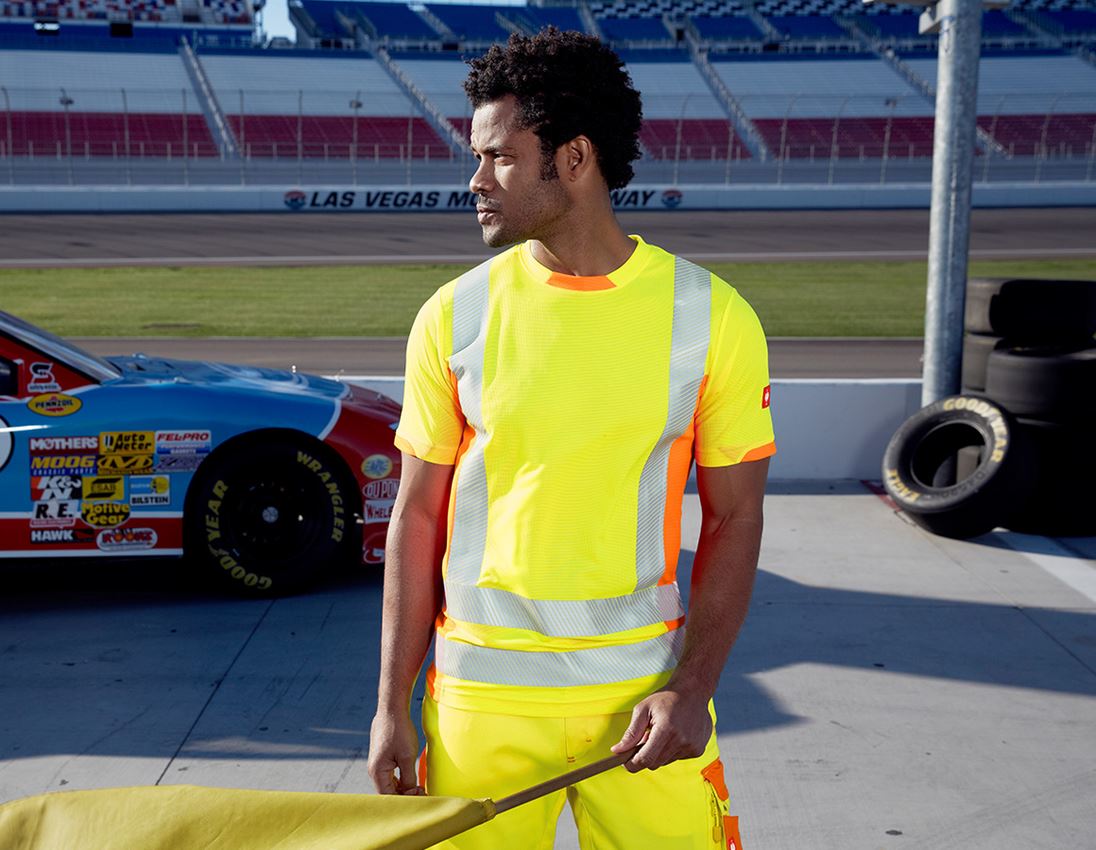 Shirts, Pullover & more: High-vis functional T-Shirt e.s.motion 2020 + high-vis yellow/high-vis orange 1