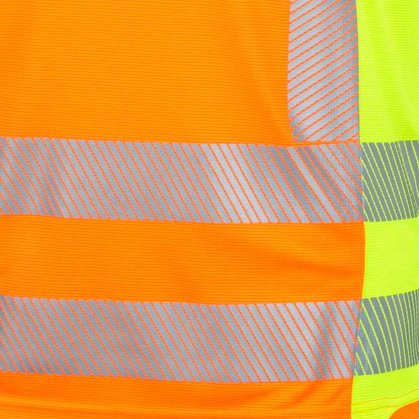 Hauts: T-shirt fonctionnel signal. e.s.motion 2020 + orange fluo/jaune fluo 2