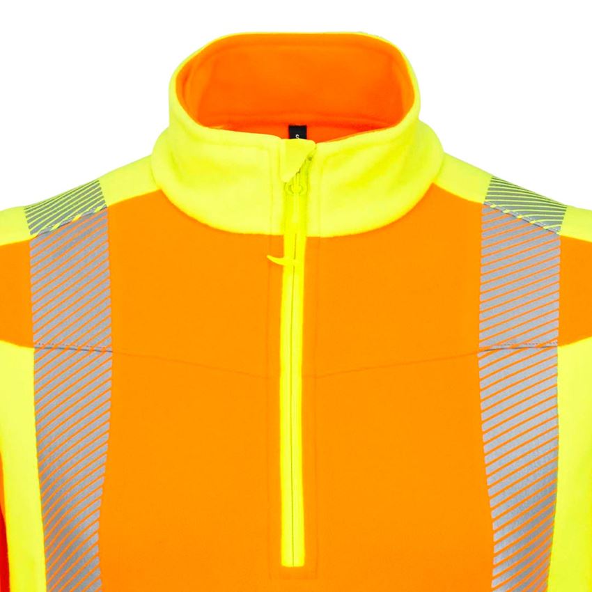 Hauts: Pull camion. laine polaire signal. e.s.motion 2020 + orange fluo/jaune fluo 2
