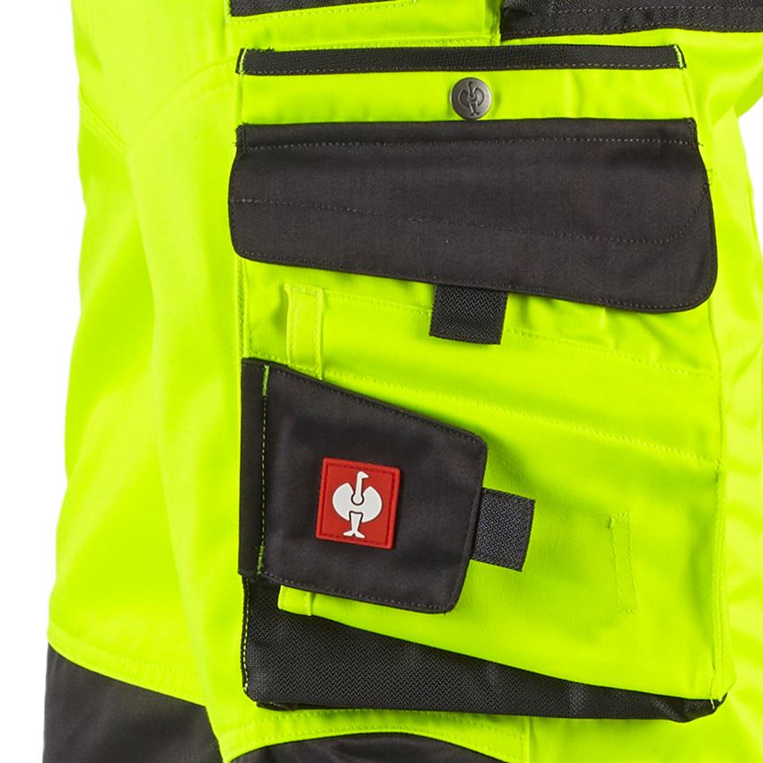 Work Trousers: High-vis trousers e.s.motion + high-vis yellow/anthracite 2