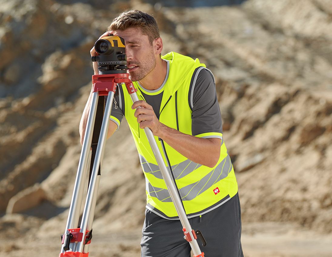 Work Body Warmer: High-vis functional bodywarmer e.s.ambition + high-vis yellow/anthracite 4