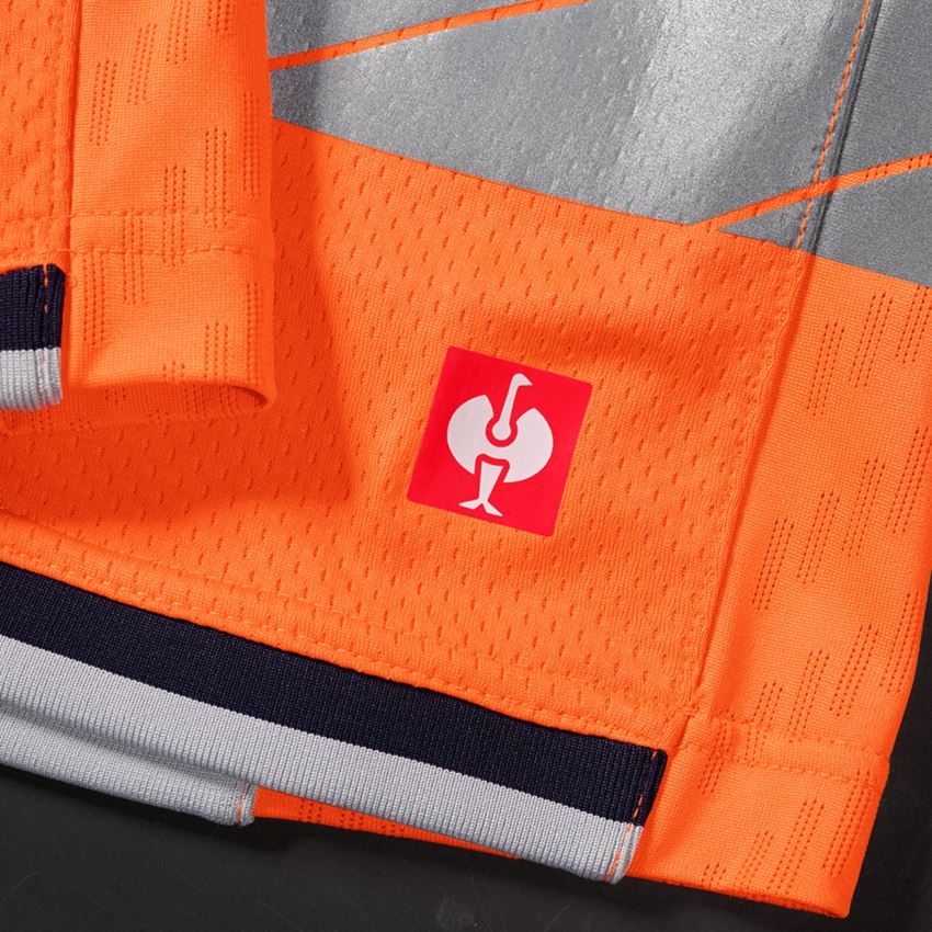 Work Body Warmer: High-vis functional bodywarmer e.s.ambition + high-vis orange/navy 2