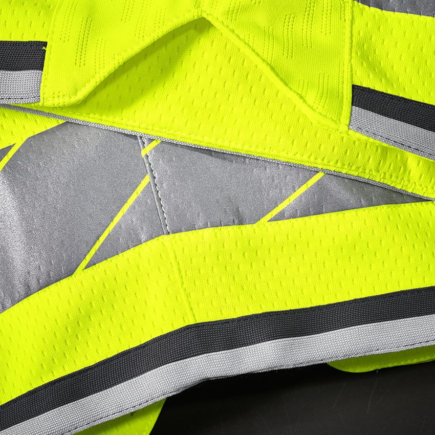Pantalons de travail: Short fonctionnel haute visibilité e.s.ambition + jaune fluo/anthracite 2