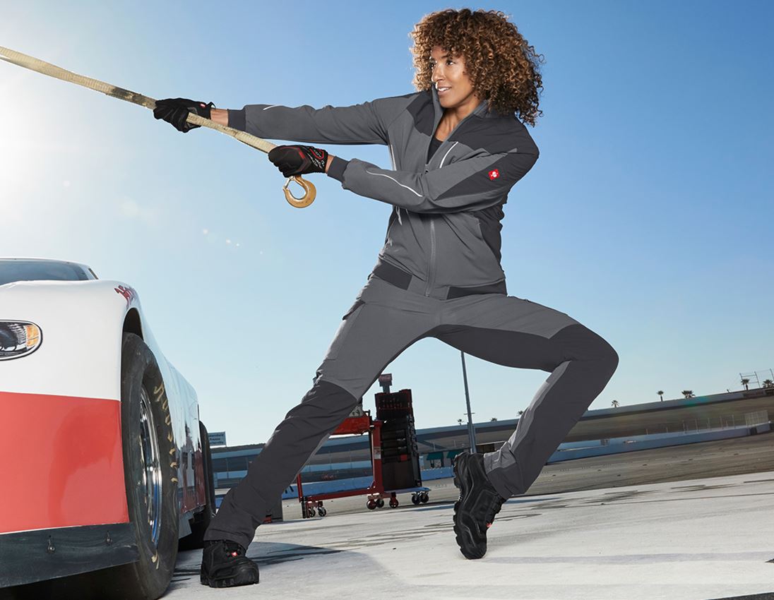 Work Jackets: Functional jacket e.s.dynashield, ladies' + cement/graphite 1