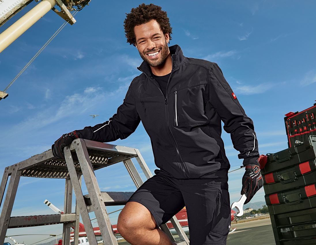Work Jackets: Functional jacket e.s.dynashield + black