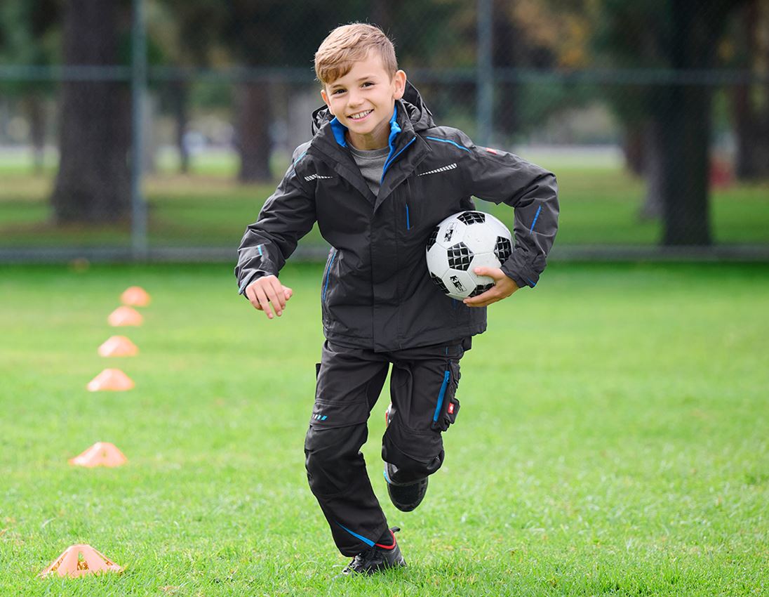 Trousers: Trousers e.s.motion 2020, children's + graphite/gentianblue 3