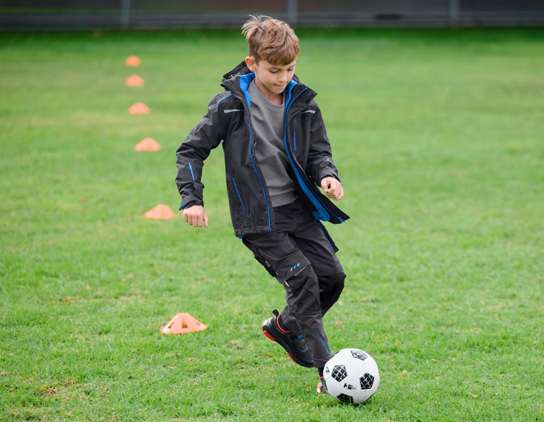 Trousers: Trousers e.s.motion 2020, children's + graphite/gentianblue 4