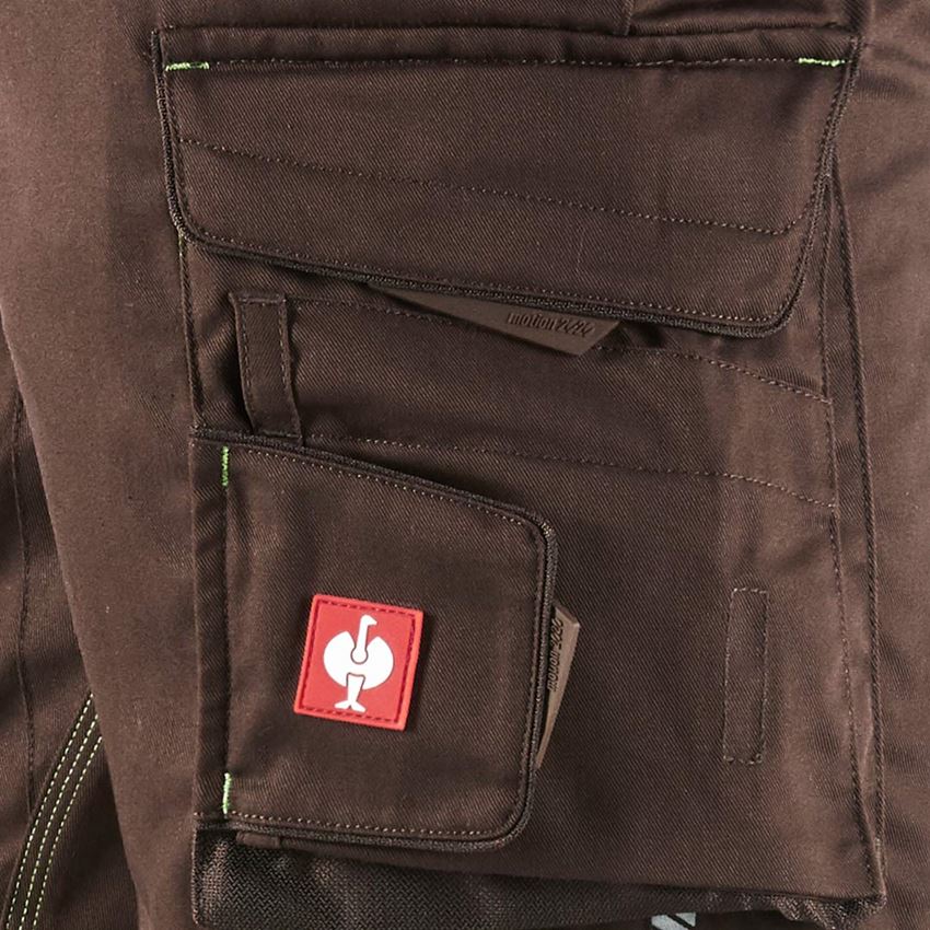 Pantalons de travail: Pantalon à taille élastique e.s.motion 2020 + marron/vert d'eau 2