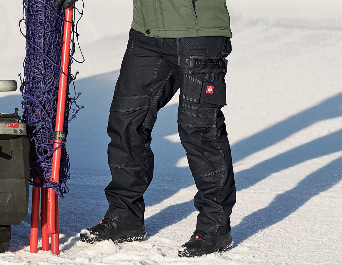 Thèmes: Pantalon à taille élastique e.s.roughtough + noir