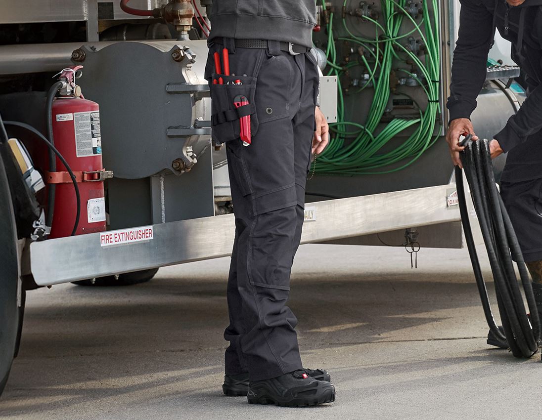 Thèmes: Pantalon à taille élast. e.s.roughtough tool-pouch + noir 1