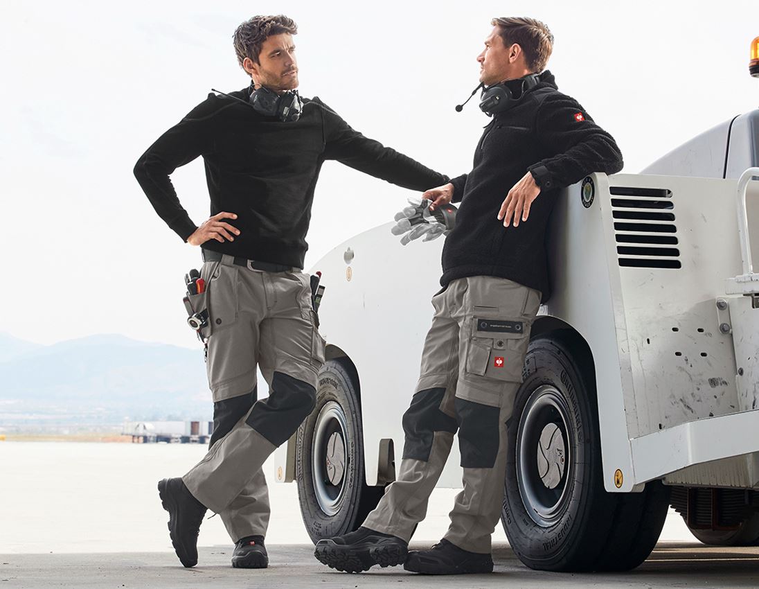 Work Trousers: Trousers e.s.roughtough tool-pouch + ash 1