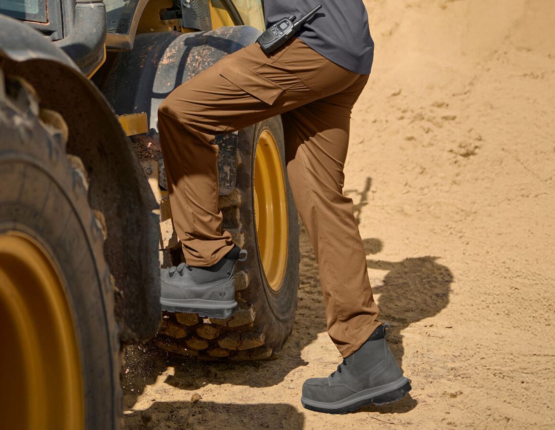 Work Trousers: Trousers e.s.t:aktik light ripstop + desertbrown 1