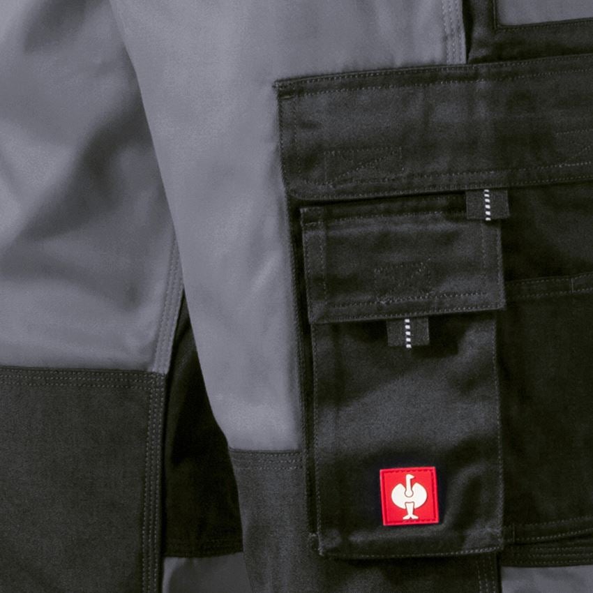 Work Trousers: Bib & Brace e.s.image + grey/black 2