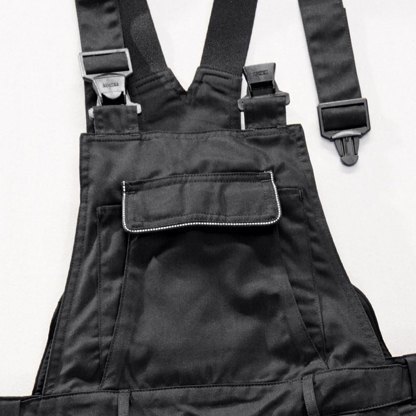 Work Trousers: Bib & Brace e.s.active + black/anthracite 2