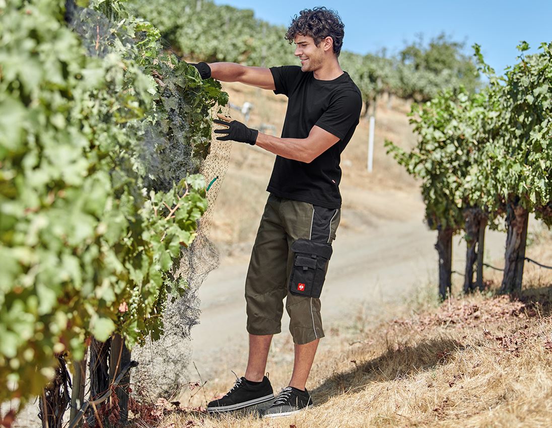 Pantalons de travail: Corsaire e.s.active + olive/noir 1