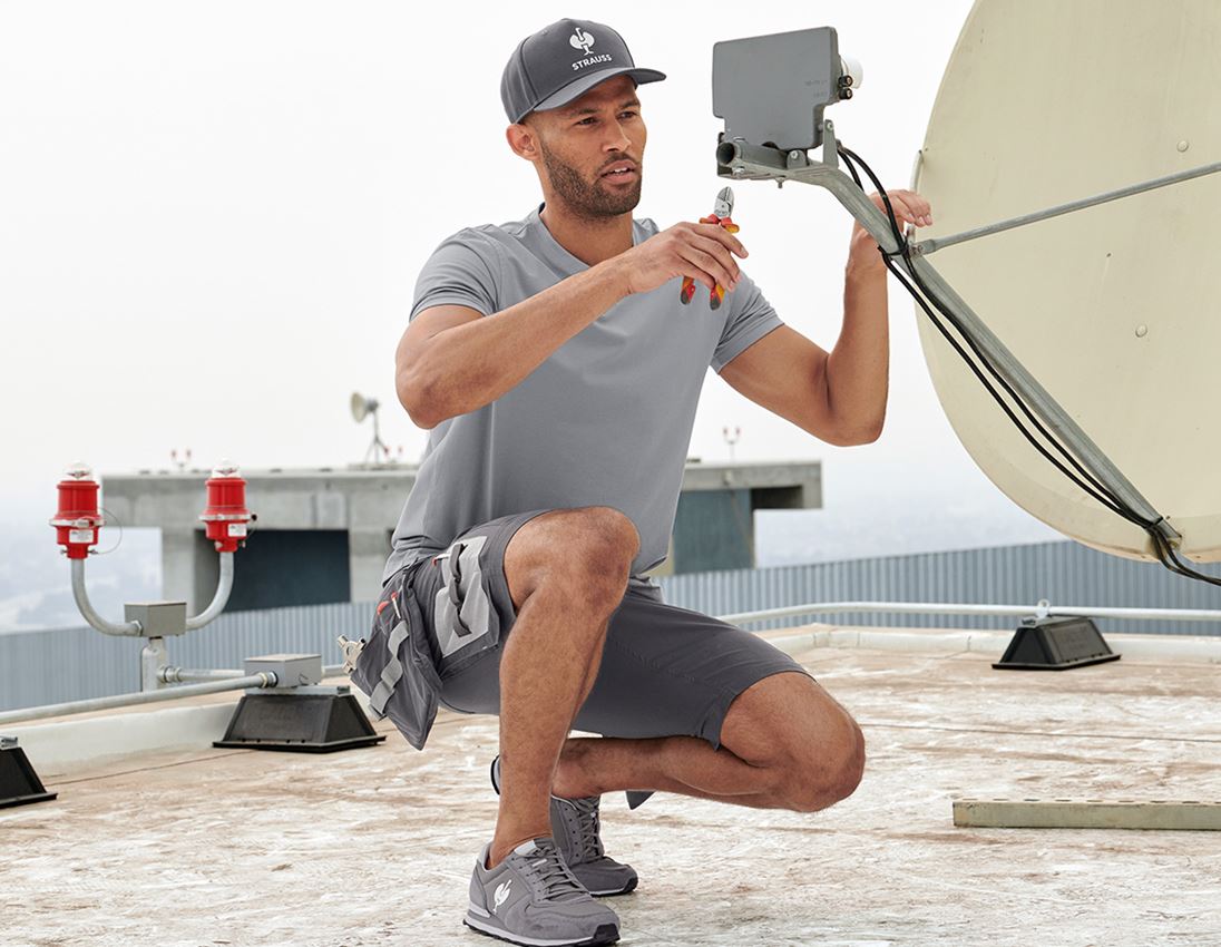 Work Trousers: Shorts e.s.concrete light + anthracite/pearlgrey 2