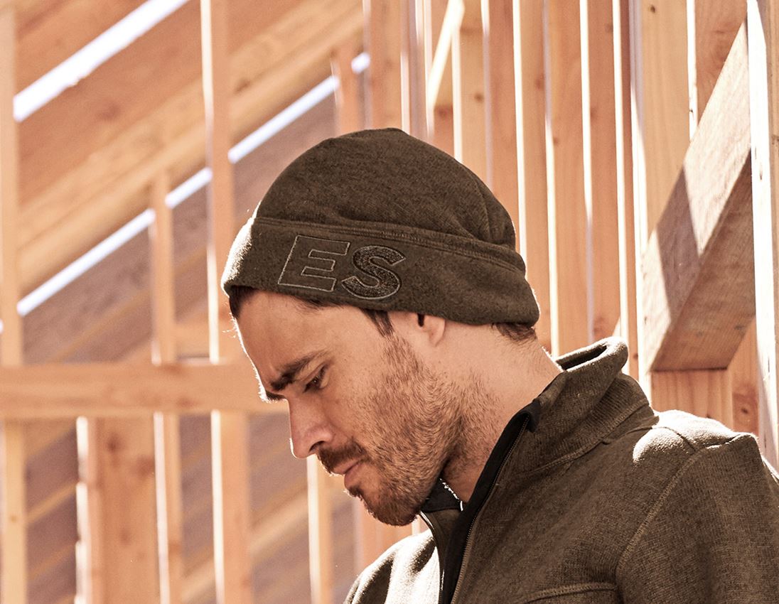 Accessories: e.s. hat therma-plus + hazelnut melange