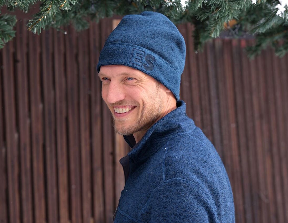 Accessories: e.s. hat therma-plus + cobalt melange