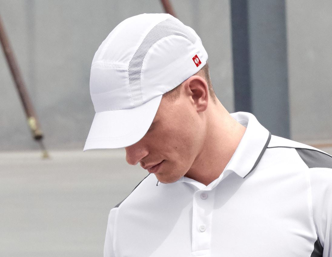 Accessoires: e.s. Casquette fonctionnelle light + blanc