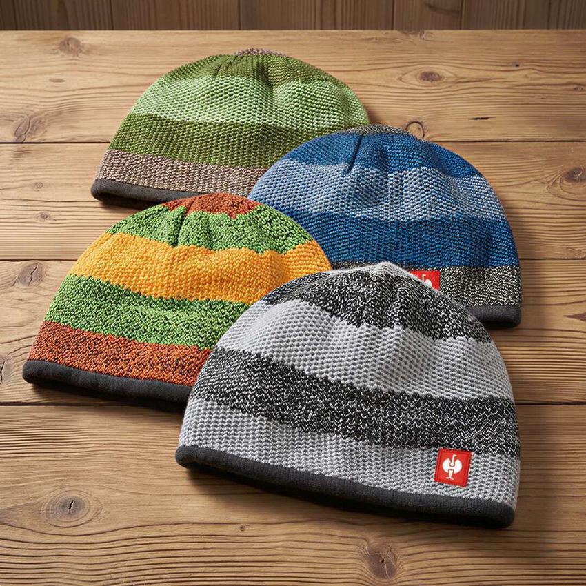 Accessories: Knitted hat e.s.motion 2020 + graphite/gentianblue 2