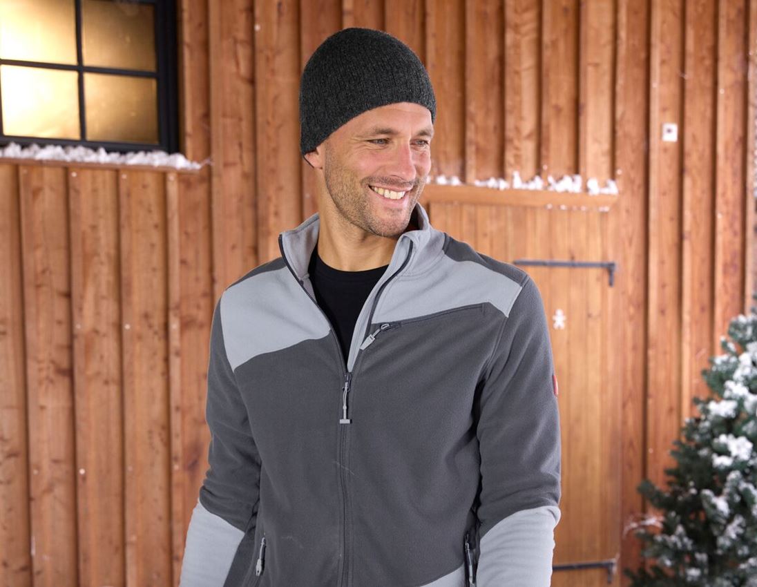 Accessoires d’hiver: e.s. Bonnet tricoté chaud + titane 1