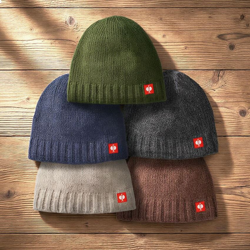 Accessoires d’hiver: e.s. Bonnet tricoté chaud + titane 2