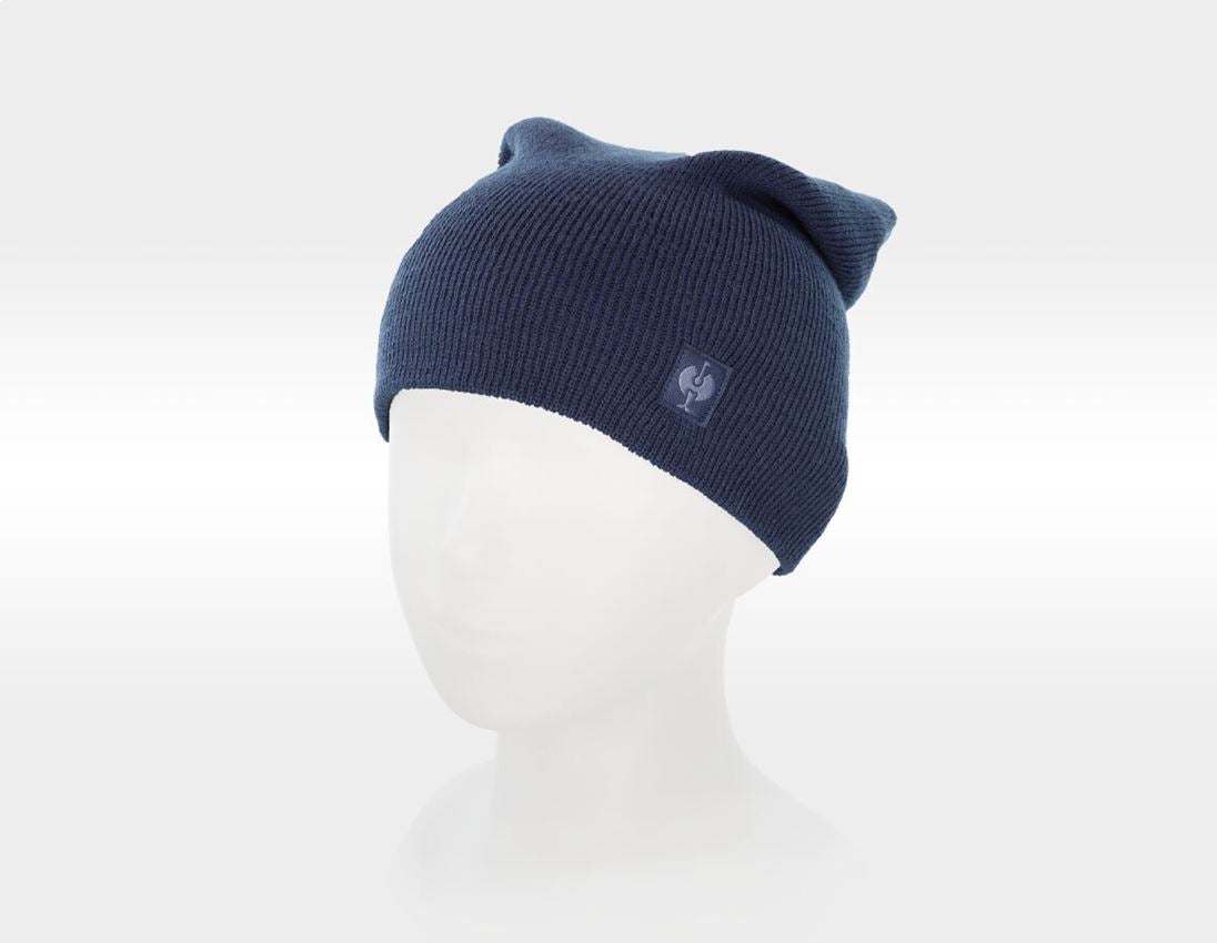 Accessories: Knitted cap e.s.motion ten,  children's + slateblue 1
