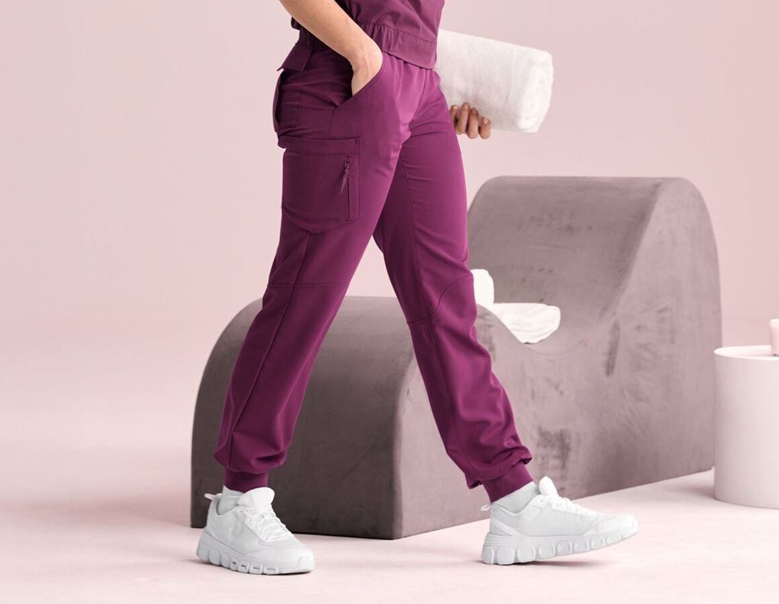 Work Trousers: Pocket Trousers e.s.avida, ladies’ + redviolet 1