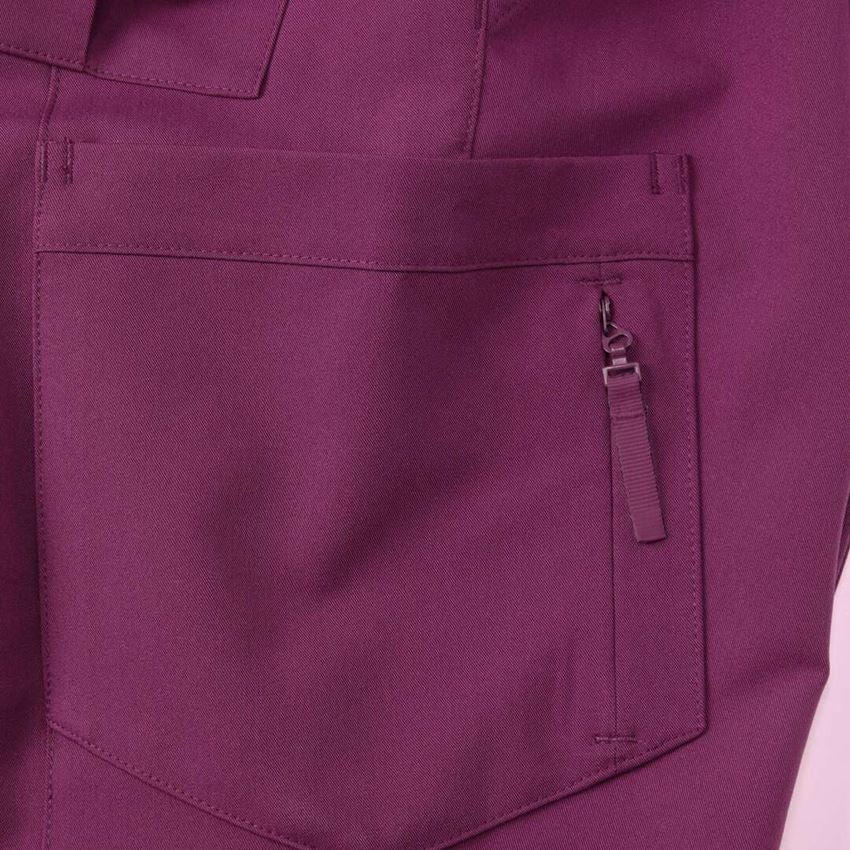 Work Trousers: Pocket Trousers e.s.avida, ladies’ + redviolet 2