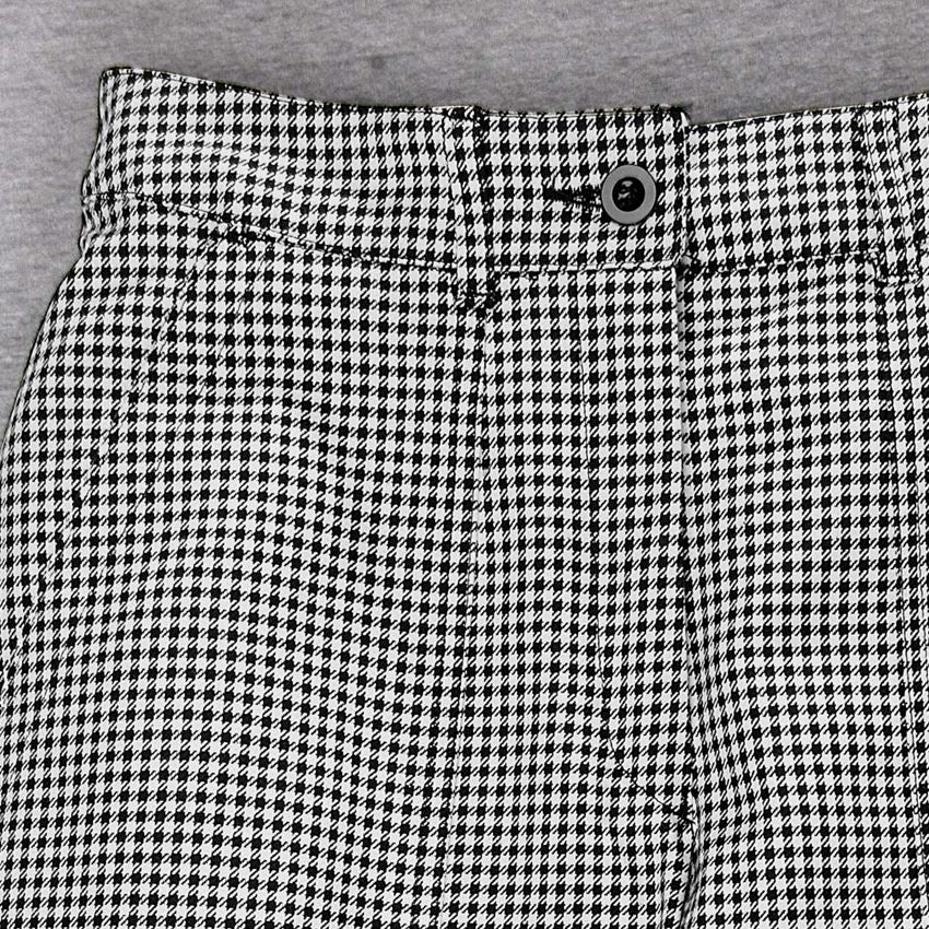Work Trousers: Women's chef trousers + black/white 2