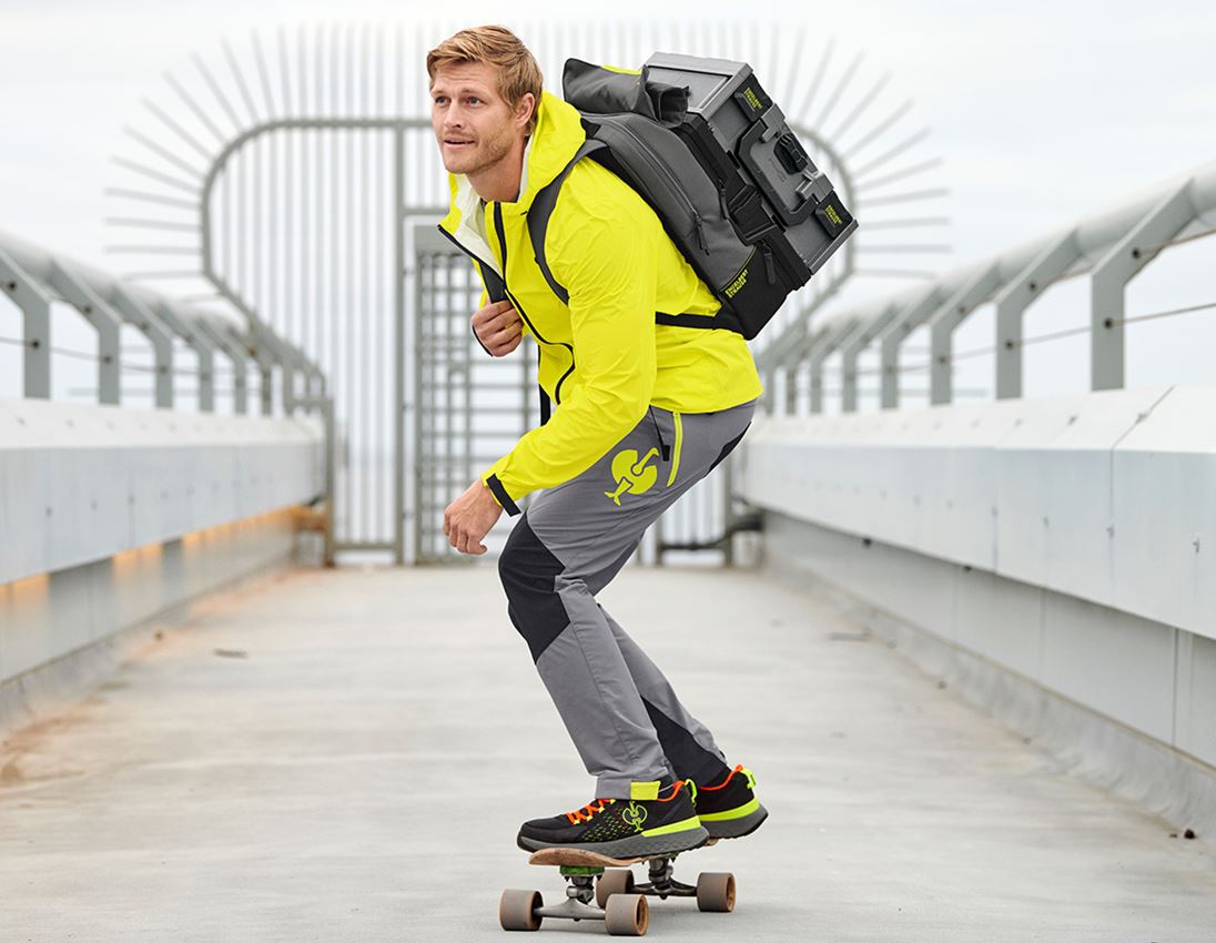 STRAUSSbox System: STRAUSSbox backpack + basaltgrey/acid yellow 6