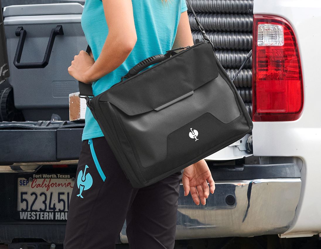 Accessoires: Sacoche d'ordinateur STRAUSSbox + noir