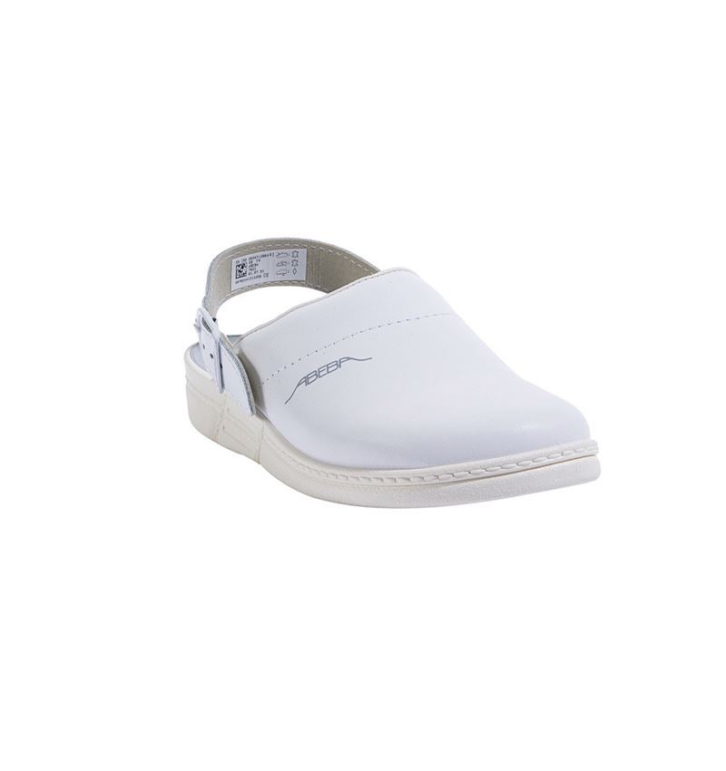 OB: ABEBA OB Pantoufles Tonga + blanc 1