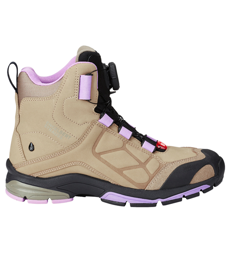 O2: e.s. O2 Chaussures professionnes Tethys mid + pierre/lavande 2