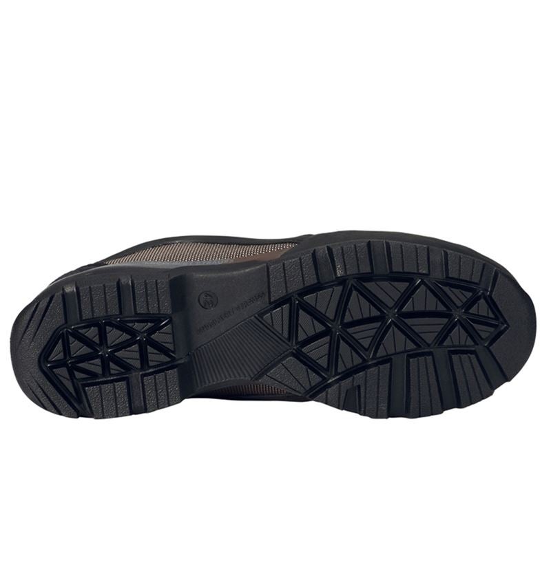 O2: e.s. O2 Work shoes Setebos low + black/chestnut/hazelnut 4
