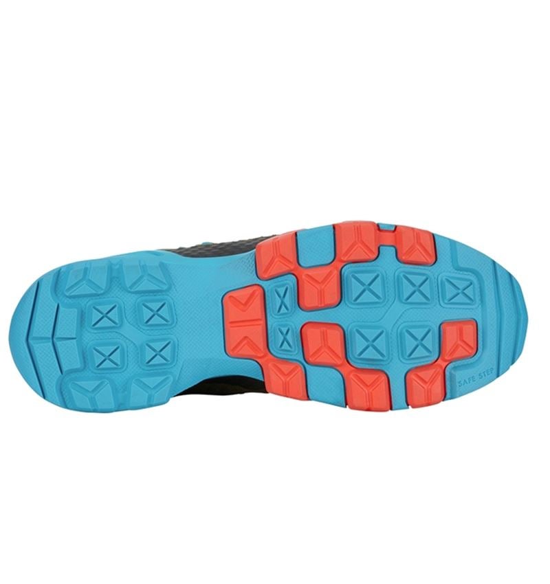 O2: O2 Work shoes e.s. Kobuk mid + mudgreen/nice blue 2