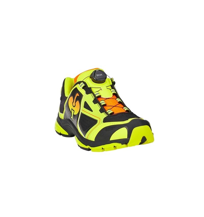 O2: O2 Work shoes e.s. Minkar II + black/high-vis yellow/high-vis orange 3