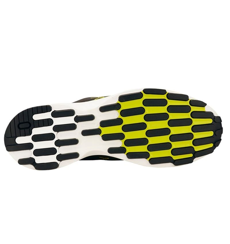 O1: O1 Work shoes e.s. Gambela + basaltgrey/acid yellow 4