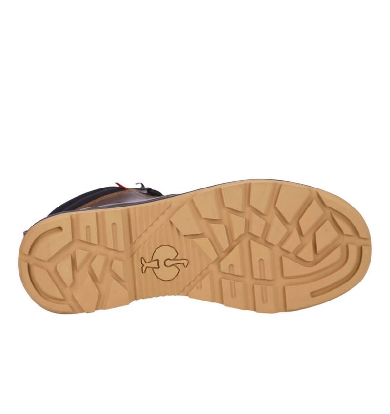 O6: O6 Chaussures de travail e.s. Ridgewood mid + brun désert 6