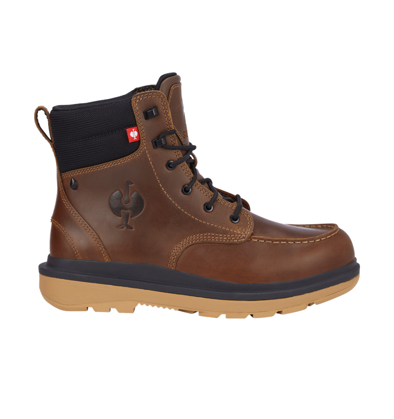 O6: O6 Chaussures de travail e.s. Ridgewood mid + brun désert 4