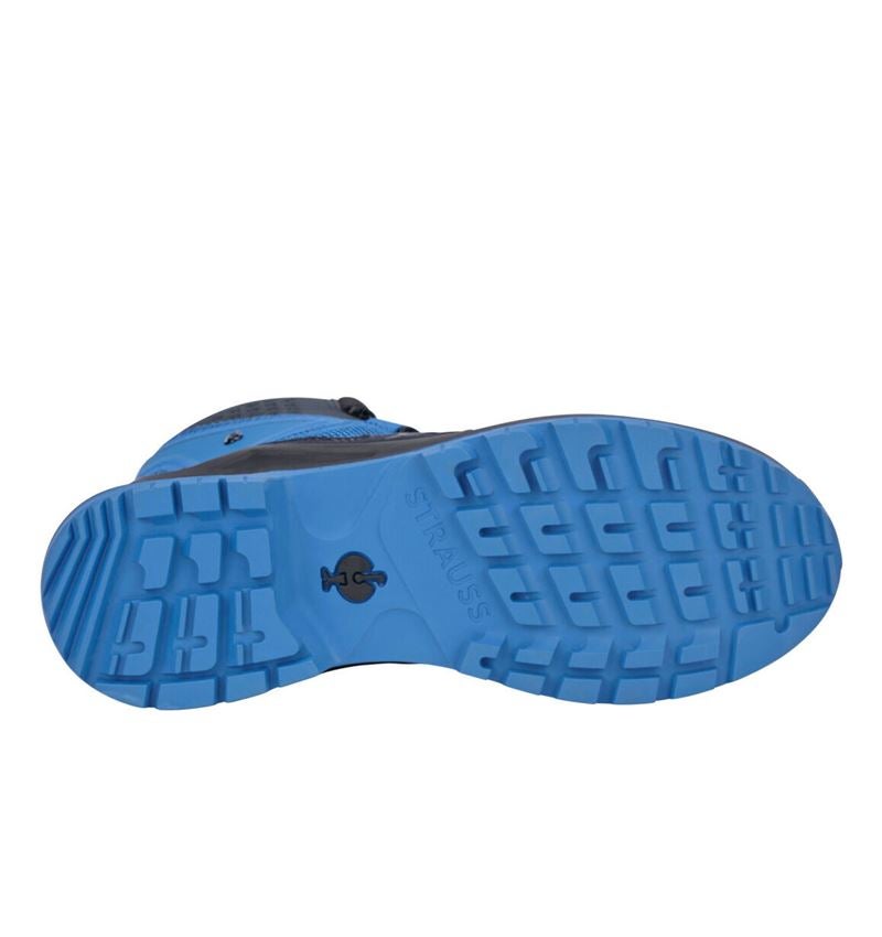 Chaussures: O6 Chaussures de travail e.s. Adelaide mid + noir/bleu gentiane 4