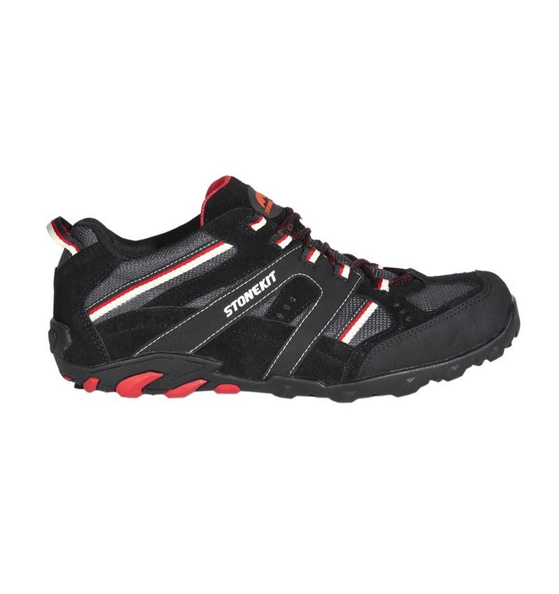 Footwear: STONEKIT S1 Safety shoes Zürich + black/grey/red 1