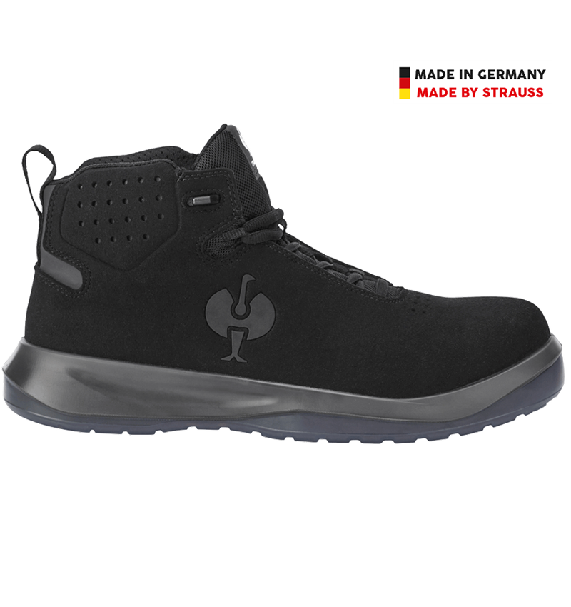 S1P: S1P Safety shoes e.s. Banco mid + black/anthracite 2