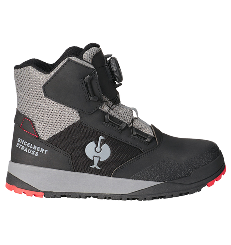 S1: S1 Safety boots e.s. Nakuru mid + black/pearlgrey 2