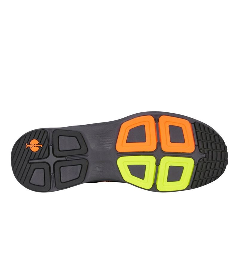 S1: S1 Chaussures basses de sécurité e.s. Padua low + noir/orange fluo 6